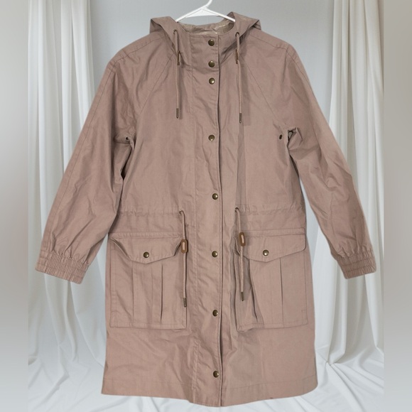 Madewell Jackets & Blazers - Madewell Women's Anorak Raincoat Mauve Color.Size Small
